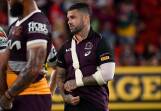 Adam Reynolds ruptured the biceps in his left arm in the 40-18 loss to Sydney Roosters. (Jono Searle/AAP PHOTOS)