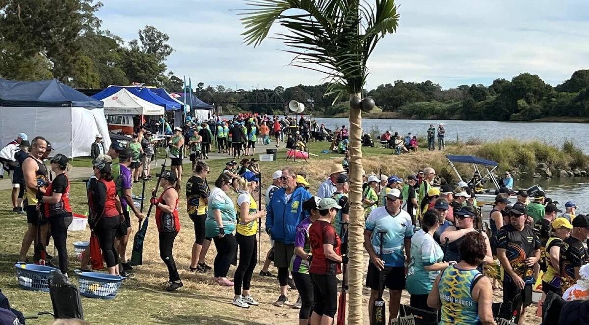 Flamin' Dragons head coach and regatta organiser, Jenny Higgins, said about 500 people attended the event. Picture supplied