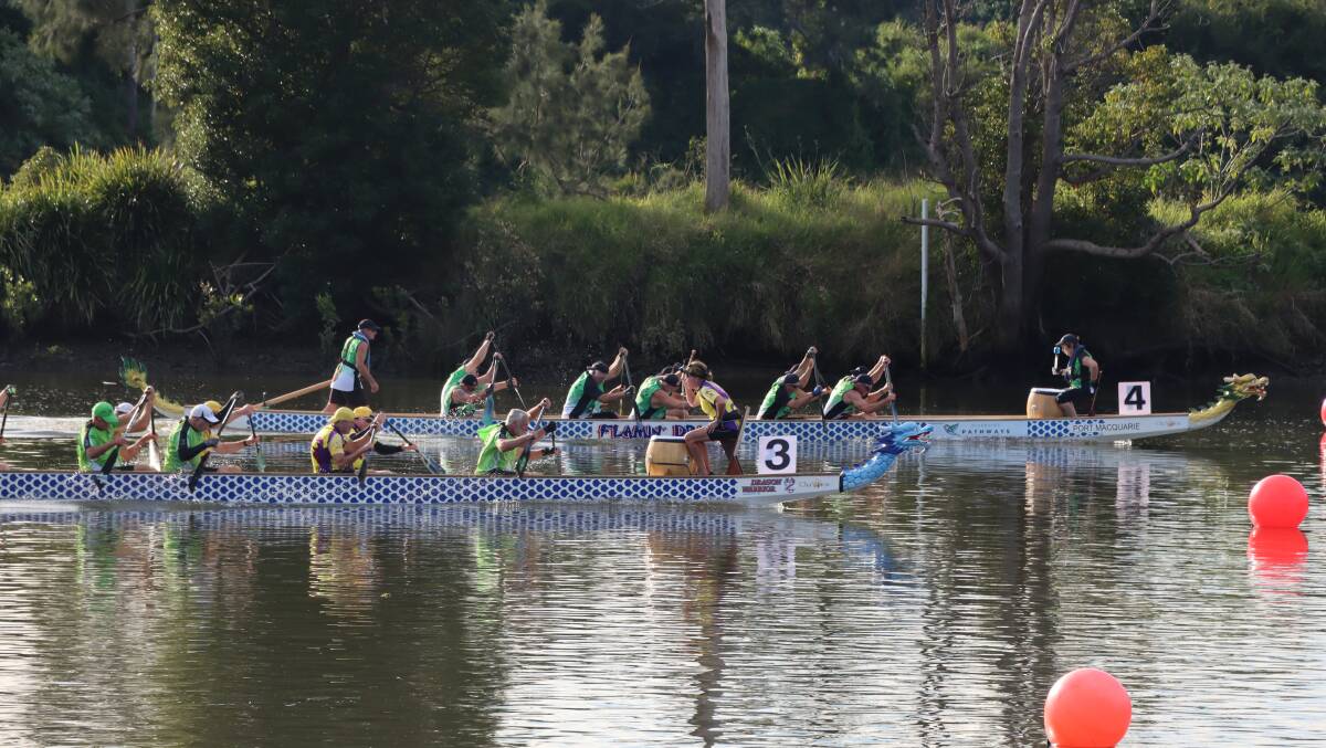 Flamin' Dragons Port Macquarie hosted their largest regatta to date over the June long weekend. Picture supplied