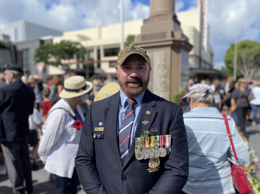 There will be Anzac Day services across the region on April 25. Picture of Port Macquarie RSL sub-Branch president Jason Gill, by Sue Stephenson 