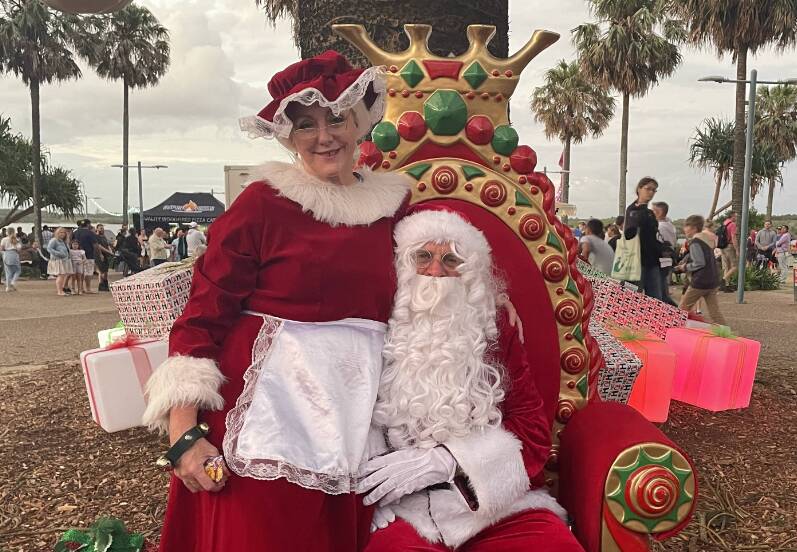 Mrs and Mr Claus at the Port Macquarie Christmas Fair on December 2, 2022. Picture by Lisa Tisdell