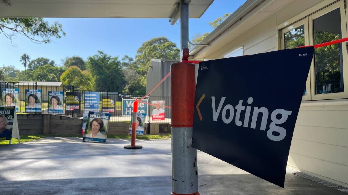Despite arriving on the first day on early voting, residents in both Port Macquarie and Oxley electorates needed to line up before filling in their ballot. Picture by Emily Walker
