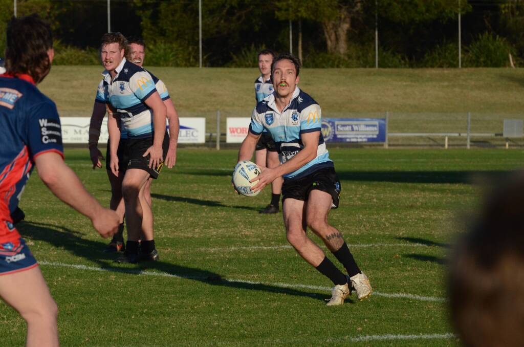 Sharks halfback Mitchell Wilbow in the game against Wauchope Blue. Picture by Emily Walker