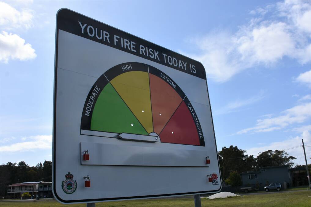The new fire danger rating system is introduced today as bushfire season begins. Picture by Emily Walker 