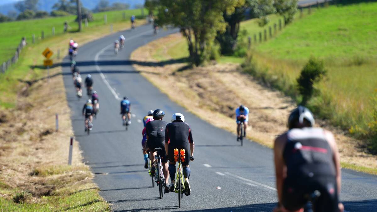 Athletes have given the new-look Ironman Australia bike course the thumbs up. Picture by Paul Jobber