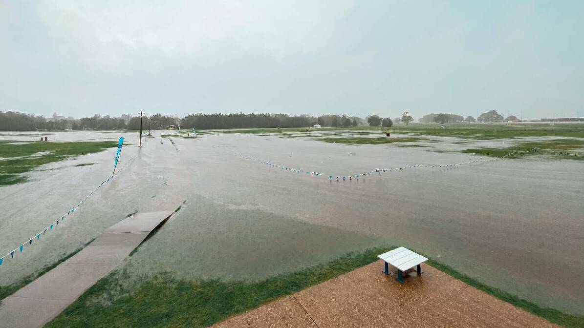 Drainage works are desperately needed at Tuffins Lane. Picture supplied by NSW Touch