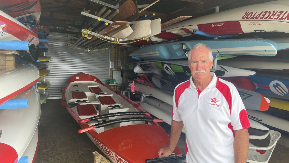 Tacking Point Surf Life Saving Club president Mick Lang. Picture by Paul Jobber
