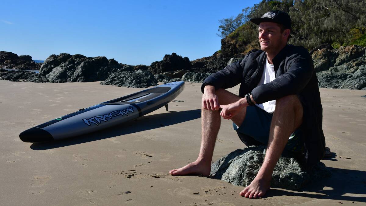 Hayden Copping will compete in the 2023 Prone Paddleboard World Championships in Hawaii in July. Picture by Paul Jobber