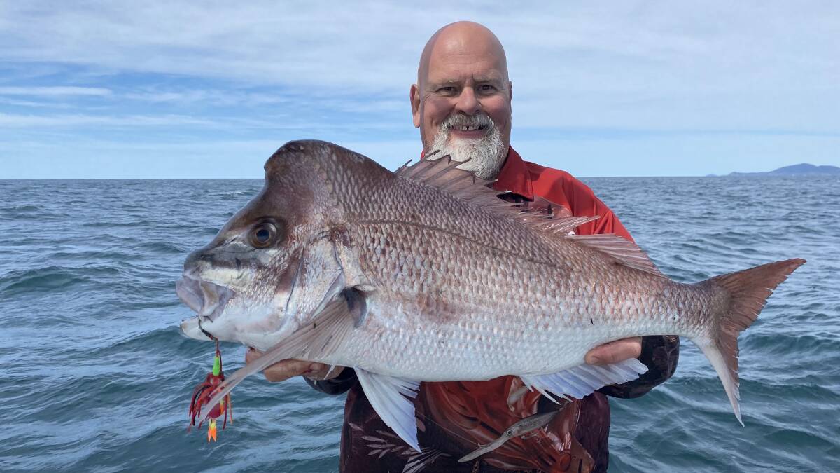 This week's photo is of Ian Black from Outdoor Adventure South West Rocks with a great snapper. Picture: supplied