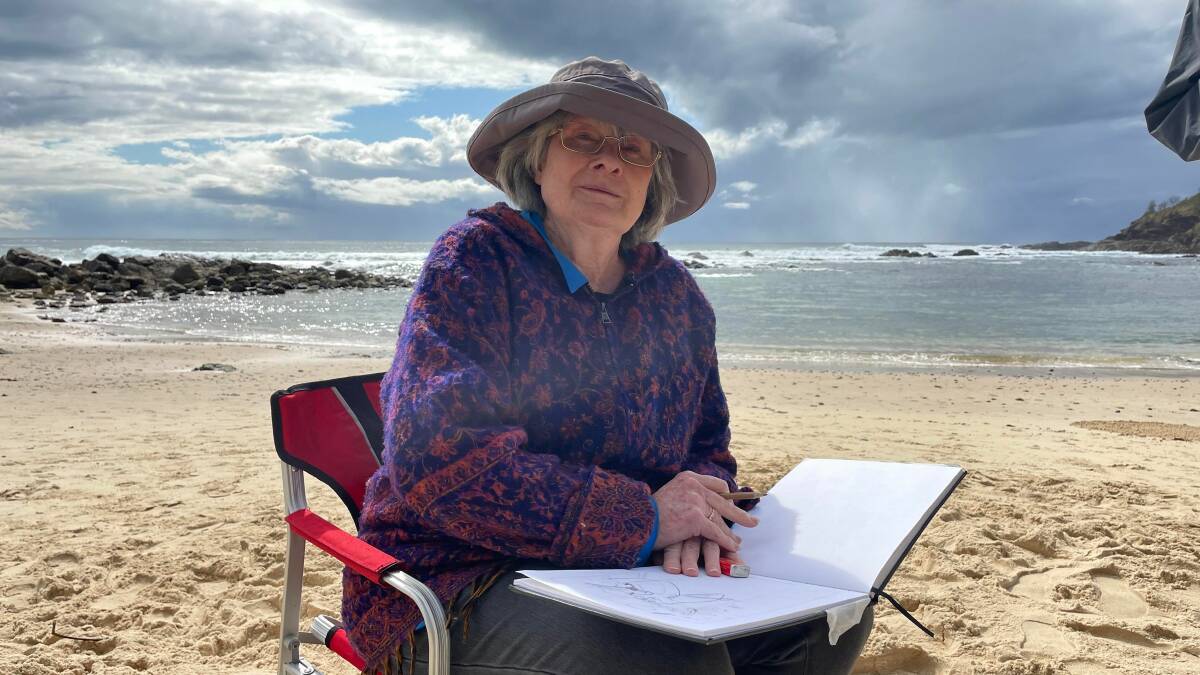 Port Macquarie resident Gayle Rovere was at Shelly Beach on Monday, October 3. Picture by Liz Langdale 