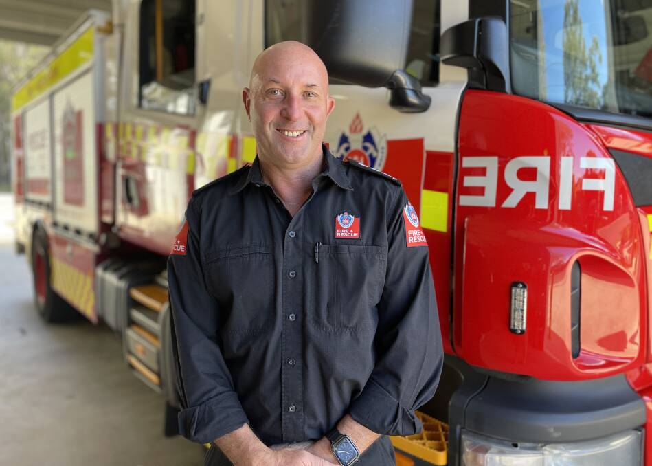 Fire and Rescue NSW Port Macquarie station officer Derek Alford is set to be promoted to leading station officer. Picture by Liz Langdale 