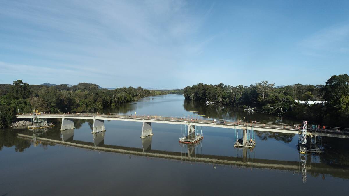 Rawdon Island Bridge rehabilitation works reach the last stages. Picture supplied by PMHC
