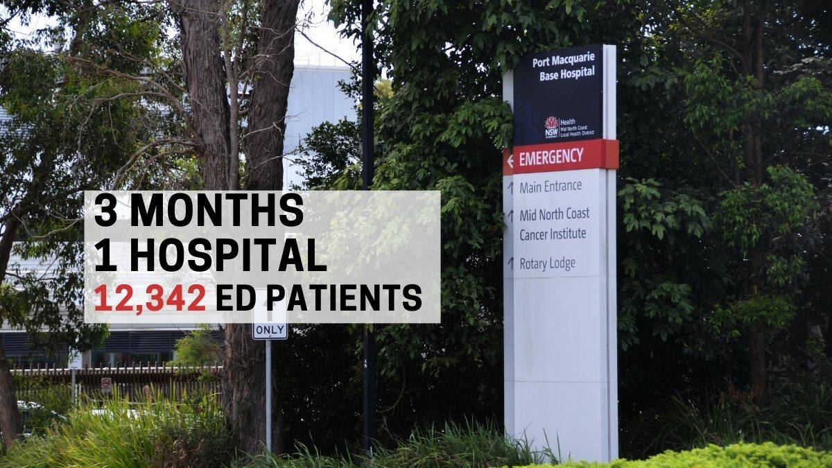 There were 12,342 ED attendances at Port Base Hospital from January to March 2023. Picture by Ruby Pascoe