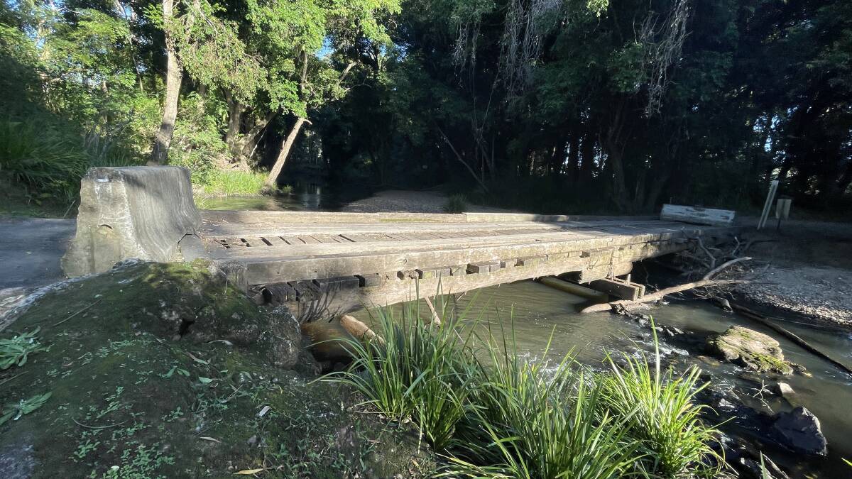 The timber bridge at Logans Crossing has been replaced. Picture by Lisa Tisdell