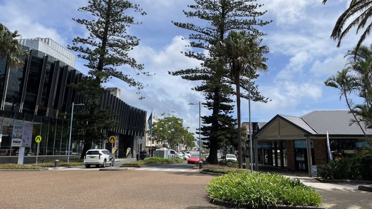 The Port Macquarie CBD. Picture by Ruby Pascoe