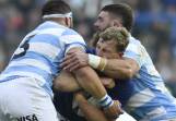 Argentina have crushed fellow South Americans Uruguay 79-5 in a Montevideo rugby Test. Photo: AP PHOTO
