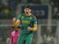 Fast bowler Gerald Coetzee has been ruled out of South Africa's two-Test series against the Windies. Photo: AP PHOTO