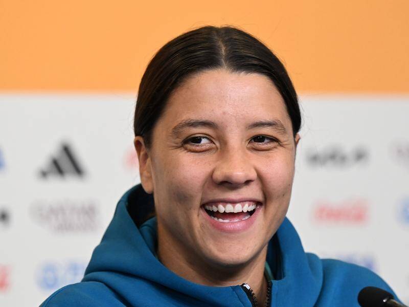 Sam Kerr is on the 30-strong list to win the Ballon d'Or as the world's top female footballer. (Darren England/AAP PHOTOS)