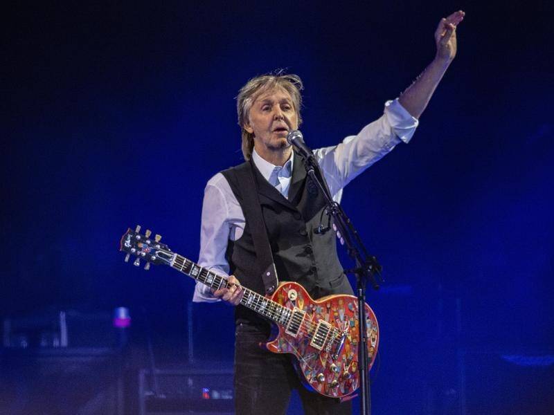 Paul McCartney will play shows in the UK and Europe during December. (AP PHOTO)